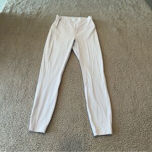 lululemon Align High-Rise Pant 25" Pastel Blue PSLB Nulu  Size 6 double Line